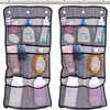 7 Pockets Hanging Mesh Shower Caddy Bag, Quick Drying Waterproof Bathroom Hanging Organizer, Portable Toiletry Storage Bag For Cruise Ship Travel Bathroom Essentials Storage